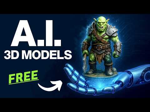 NEW AI 3D Models - WHY Is It SO GOOD??