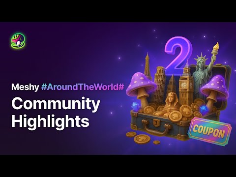 AI Reimagines Global Landmarks! Meshy 2-Year Anniversary Showcase 🌍