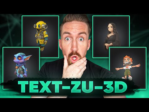 KRASSE 3D-Modelle mit KI erstellen - Meshy AI Tutorial | Text-zu-3D