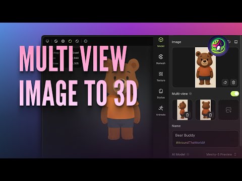 Multi Image to 3D: Transform Your Entire Multi-View Design into a 3D Model in Seconds!