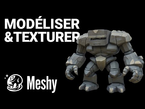 Créer et Texturer vos modèles 3D Facilement avec Meshy.AI !