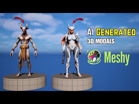 Most Powerful AI 3d Models Generator | Meshy-5