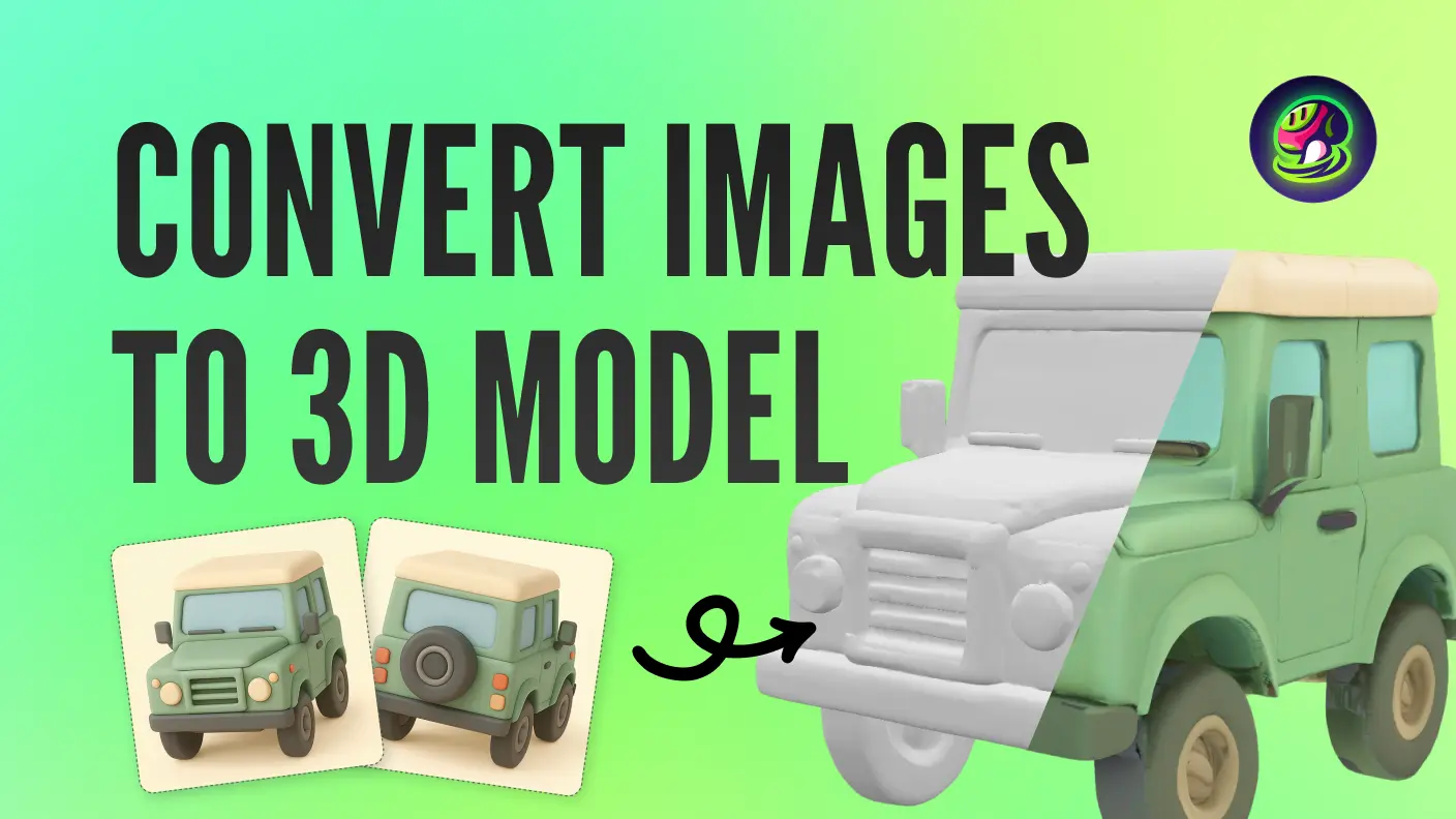 How to Convert Images to 3D Model with AI (Multi-View Support)