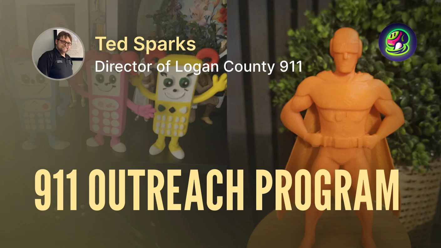 Meshy-Powered 911 Outreach: Ted Sparks' Innovation Revitalizes Logan County's Safety Education for Students & Families