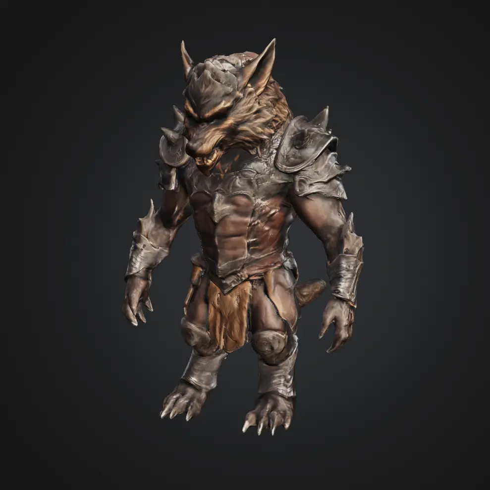 Text to 3D model example image